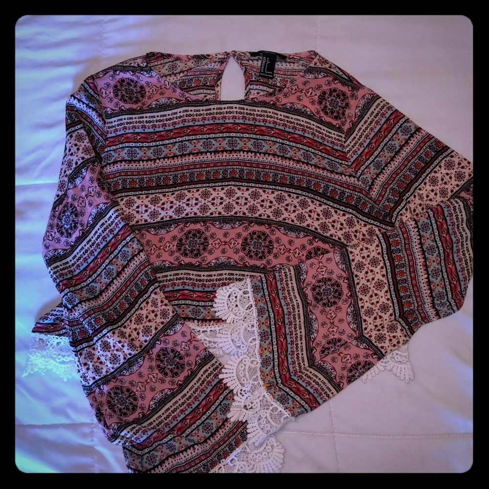 Forever 21 long sleeved crop top